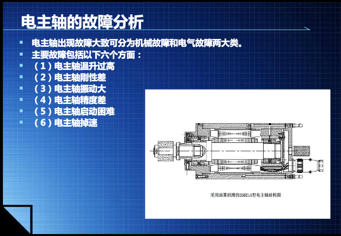 电主轴故障分析